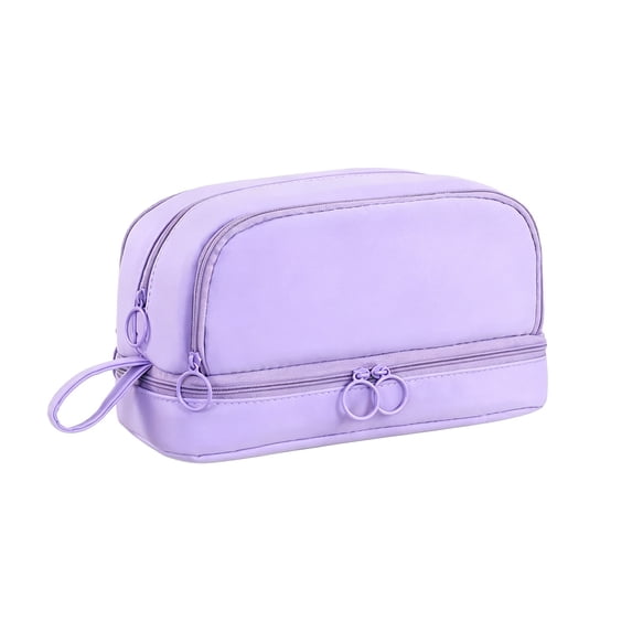 Leodye 1PCS 4-Layer Large Capacity Pencil Case, Multi-Compartment Storage, Practical Stationery Bag for Student Daily Supplies Organization -8.46 x 3.94 x 4.72 inches