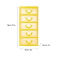 thumbnail image 1 of Leodye 1PCS 5 layers Plastic Desktop Drawer Organizer - Small Case for Sundries & Tiny Objects, office/Home Storage -5.12×3.54×7.09IN, 1 of 3