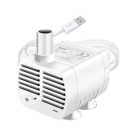 Leodye 1PCS 5V USB Mini Submersible Water Pump High Lift Home/Garden Pet Fountain Aquarium Pond Hydroponics Circulation Pump -1.8x1.5x1.2in