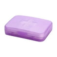 thumbnail image 1 of Leodye 1PCS 6 Grid Rectangular Travel Pill Case, Colourful Mini 6 Compartments Pill Box, Portable Pill Storage Container, Waterproof Plastic Pill Organizer for Travel -3.7x2.8x1.1in, 1 of 8