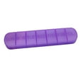 thumbnail image 1 of Leodye 1PCS 7-grid Weekly Pill Storage Box, Independent Lid Long Strip Divided Case for Daily Item Classification -8.62*2.09*0.91in, 1 of 6