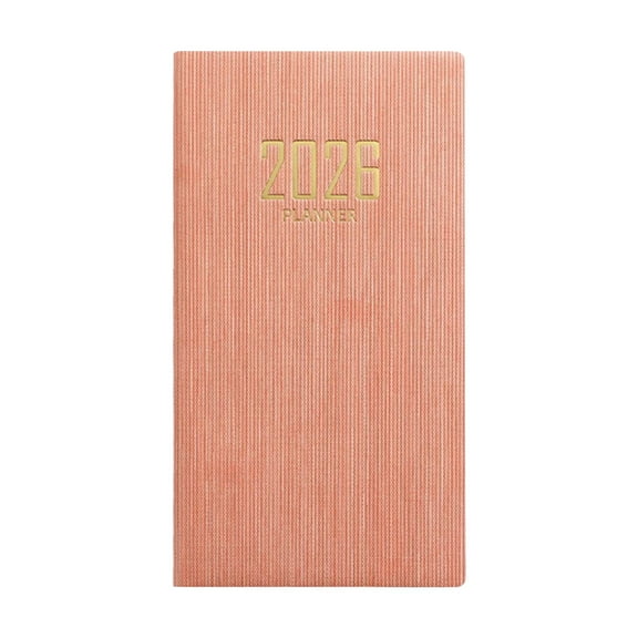 Leodye 1PCS A6 Mini Daily Planner Notebook Portable Travel Diary office/Home Personal Organizer Journal -6.8*3.78IN