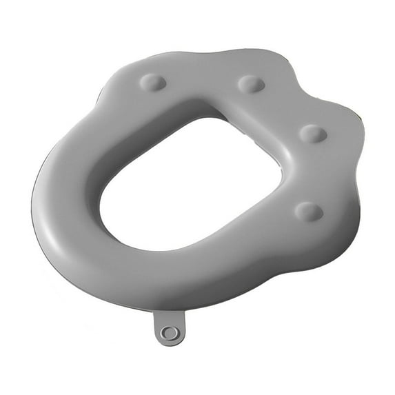 Leodye 1PCS Adhesive Waterproof Toilet Seat Mat - Washable Household Toilet Cover, Non-slip -15.75x14.96x2.55in