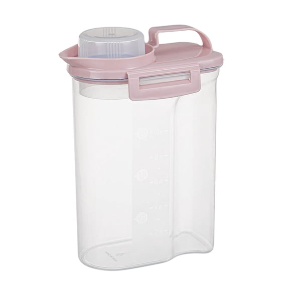 Leodye 1PCS Airtight Food Containers Kitchen Home Storage Stackable Jars with Lid for Pet Food Treats Cabinet Organization -7.5*3.9*10.6IN