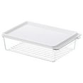 thumbnail image 1 of Leodye 1PCS Airtight Food Storage Container Lids Plastic Kitchen Pantry Organization Canisters for Cereal Dry Food Flour Sugar and Pantry Items -8.07x5.51x2.24in, 1 of 7