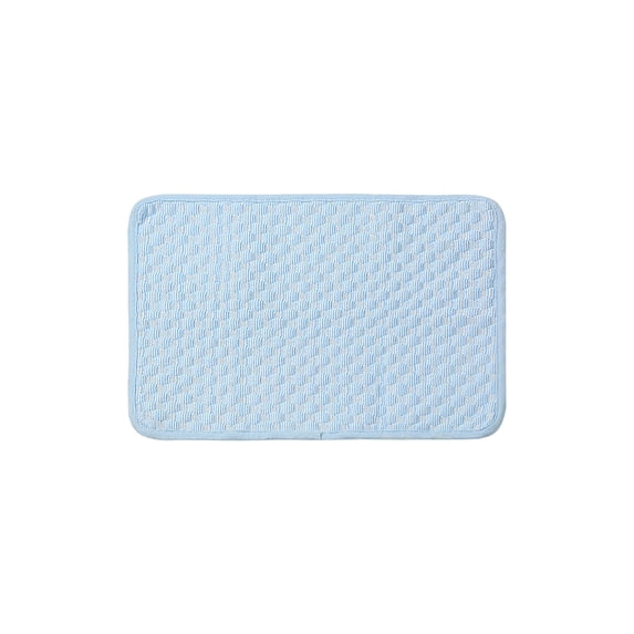 Leodye 1PCS Anti-slip Pet Cool Sleeping Pad Reusable Washable Cooling Bed for Puppies Kittens Indoor Sofa Crate Hot Weather Cooling Cushion -39.37x27.56in