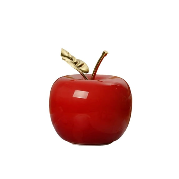 Leodye 1PCS Apple Table Lamp for Bedroom Small Glass Night Light Fruit Bedside Lamp Room Decor Vintage Funky Battery Powered Lamp for Birthday Christmas Gifts -5.12x4.33in