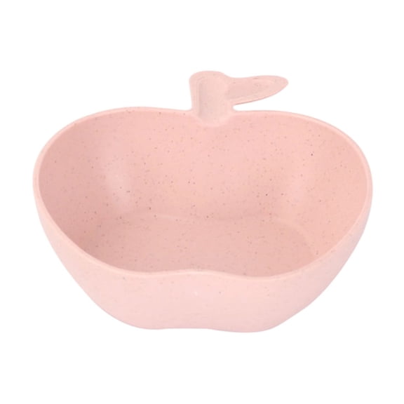 Leodye 1PCS Apple-shaped Bowl Cute Design Party Meal Feeding Tableware Accessory -5.24x4.50in