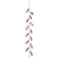 thumbnail image 1 of Leodye 1PCS Artificial Christmas Vines with Red Berries and Suitable for Party Decorations Such As Doors and Windows and Fireplaces-7.08x5.12x1.96in, 1 of 6