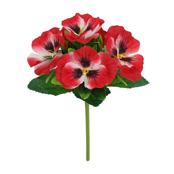 Leodye 1PCS Artificial Flower Bridal Bouquets, Indoor Fake Bouquet Faux Floral Arrangements Dining Table Centerpieces for Kitchen Bridal Wedding Party Decor-8.6*6.2IN