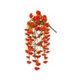 thumbnail image 1 of Leodye 1PCS Artificial Hanging Flowers, Realistic Faux Floral Wall Decor with Rattan for Indoor Home Scene Arrangement -29.52IN, 1 of 6
