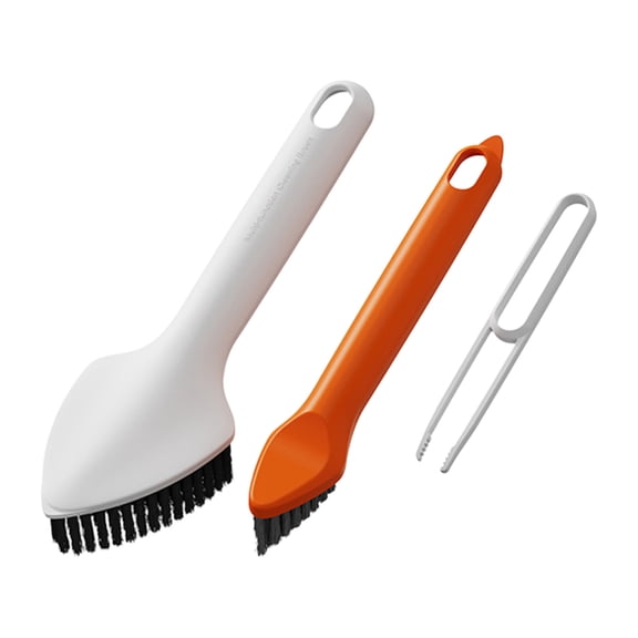 Leodye 1PCS Bathroom Floor Groove Cleaning Brush Set Multi-functional Design Toilet Kitchen Drain Clog Removal Tool -8.46*3.90*2.68in