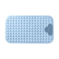thumbnail image 1 of Leodye 1PCS Bathroom Rug Non Slip Rubber Backing Massage Foot Mat Shower Rug for Bathtub Front and Bathroom Floor -15.75x27.56Inch, 1 of 9