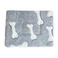 thumbnail image 1 of Leodye 1PCS Bed, Foam Bed with Removable Washable Cover, Waterproof Pet Mattress Nonskid Bottom, Comfy Anti Anxiety Pet Bed Mat-26.38x18.9x1.18in, 1 of 6