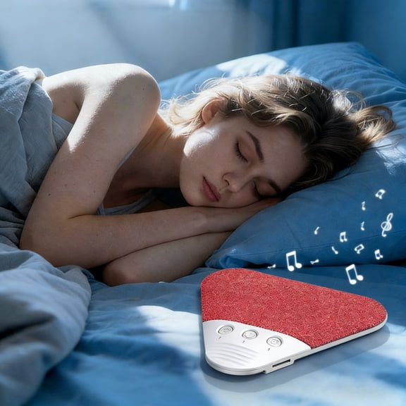 Leodye 1PCS Bluetooth Pillow Speaker Sleep Speaker with Noise for Side Sleepers and Music Relaxation ,Mini Portable Slim Wireless Bedside Speak