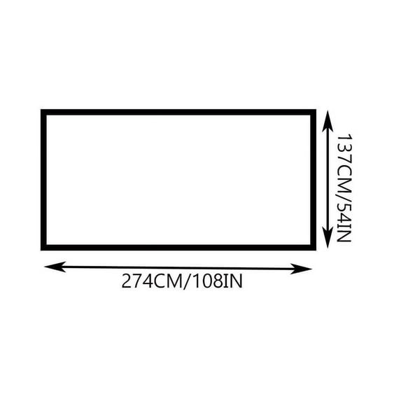 Leodye 1PCS Buffalo Disposable Table Cloth, Waterproof Plastic Tablecloth, Rectangle Red and White Checkered Table Covers for Picnic, Birthday, Party -54*108IN