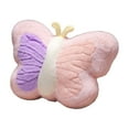 thumbnail image 1 of Leodye 1PCS Butterfly Throw Pillow, Butterfly Shaped Decorative Pillow for Sofa Couch Bed, Plush Velvet Lumbar Support Cushion for office Chair & Car Seat -16.54x11.81x3.94in, 1 of 6