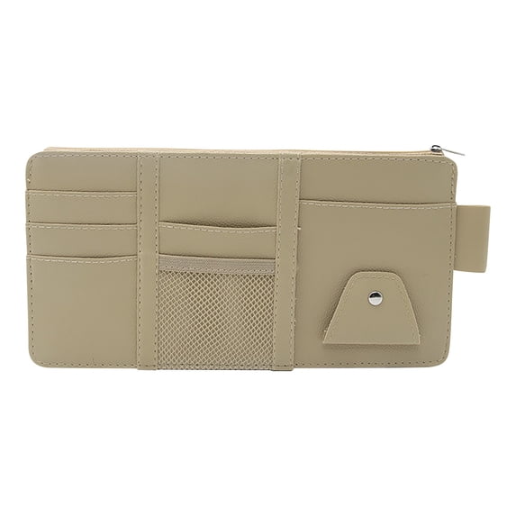 Leodye 1PCS Car Sun Visor Storage Clip Multifunctional Secure Auto Interior Eyeglass Pen Card Organizer Clip -11.4*5.9IN