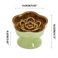 thumbnail image 1 of Leodye 1PCS Ceramic Slow Feeder Bowl Anti-Gulping Dish fors and Small s Reduces Swallowing Overeating and Easy to Clean - 5.8 * 5.8 * 4.1 inches, 1 of 5