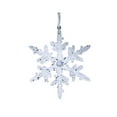 thumbnail image 1 of Leodye 1PCS Christmas Acrylic Snowflake Hanging Decorations Christmas Tree Decoration Transparent Ice Crystal Snowflake Decoration Christmas Gifts-5.90x5.90x2.36in, 1 of 6