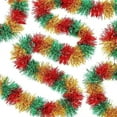 thumbnail image 1 of Leodye 1PCS Christmas Garland Decorations To Christmas Tree Thick and Thin Streamers Foil Garland for Xmas Tree Decor Home Indoor-196.8in, 1 of 6