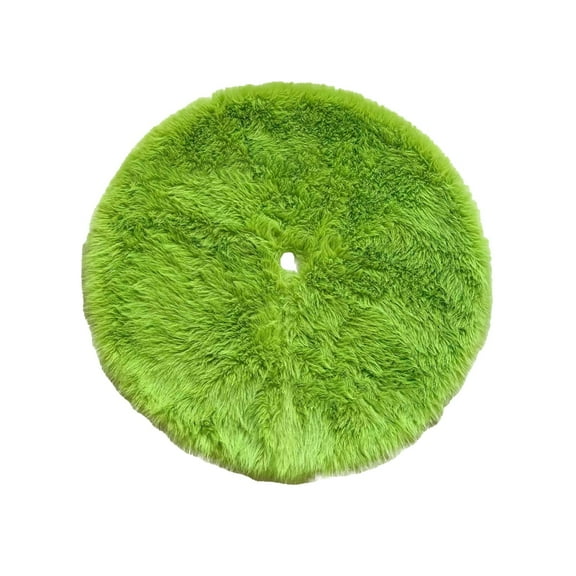 Leodye 1PCS Christmas Tree Skirt Carpet Snowflake Red Plaid Mat for Home Xmas Tree Year Decor Noel Apron Ornament-30.71in