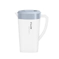 thumbnail image 1 of Leodye 1PCS Clear Plastic Pitcher with Lid Clear Water Pitcher for Cold Drinks Iced Tea Pitcher for Lemonade Iced Tea Milk Beverages-9.84x8.27x8.27in, 1 of 6