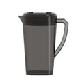 thumbnail image 1 of Leodye 1PCS Clear Plastic Pitcher with Lid Clear Water Pitcher for Cold Drinks Iced Tea Pitcher for Lemonade Iced Tea Milk Beverages-9.84x8.27x8.27in, 1 of 6