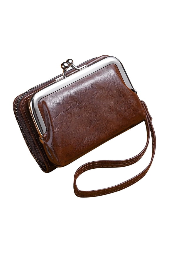 1PCS Coin Purse Snap Zipper Closure Daily Carry Mini Size Versatile Small Pouch for Coin Card Key Storage -4.33*2.76IN