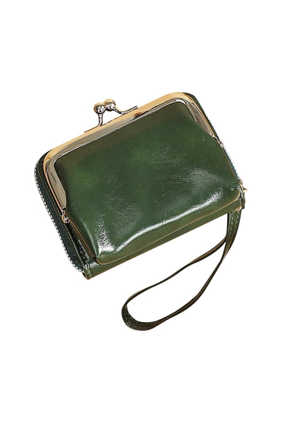 1PCS Coin Purse Snap Zipper Closure Daily Carry Mini Size Versatile Small Pouch for Coin Card Key Storage -4.33*2.76IN