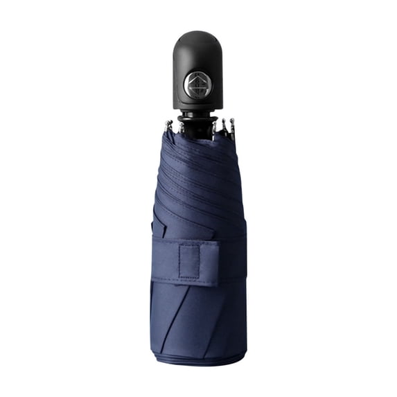 Leodye 1PCS Compact Portable Sunshade Umbrella , Automatic Folding Rain Umbrella, Durable Premium Grip, Fits Car & Backpack -37.4*22.4IN