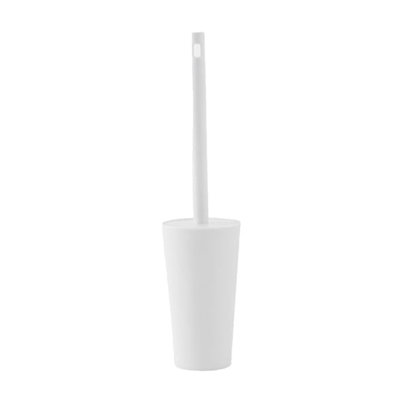 Leodye 1PCS Compact Toilet Bowl Brush Set, Durable Bathroom Toilet Cleaning Tool for Storage and Daily Sanitation -14.96x3.54Inch