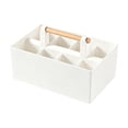 thumbnail image 1 of Leodye 1PCS Compartmentalized Desktop Storage Box, Multi-grid Partition Layout, Neat Organizer for Small Item Storage -9.76x6.22x4.13in, 1 of 6