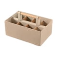 thumbnail image 1 of Leodye 1PCS Compartmentalized Desktop Storage Box, Multi-grid Partition Layout, Neat Organizer for Small Item Storage -9.76x6.22x4.13in, 1 of 6