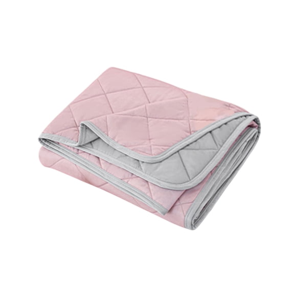 Leodye 1PCS Cool Ice Silk Summer Quilt - Thin Ice Cream-patterned Comforter, Washable -78.74x59.06in
