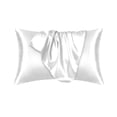 thumbnail image 1 of Leodye 1PCS Cooling Satin Imitation Silk Pillowcase - Solid Color, Super Soft Cool Pillowcase, Good for Hair & Skin -20.08×29.92In, 1 of 6