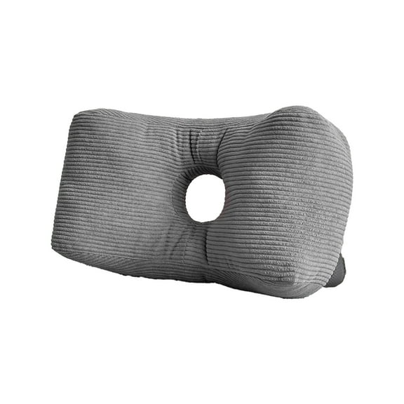 Leodye 1PCS Corduroy Lumbar Support Pillow - office/Car Seat Cushion, Relieves Back Pain from Long-term Sitting -15.75x9.84x6.69in
