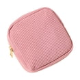 thumbnail image 1 of Leodye 1PCS Corduroy Sanitary Napkin Storage Bag Small Item Pouch Portable Organizer for Ladies Daily Use -5.12 × 5.12 × 1.97 in, 1 of 7