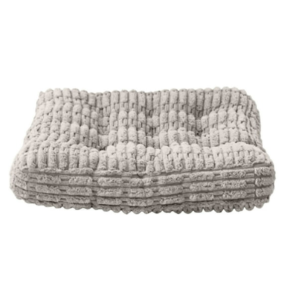 Leodye 1PCS Corduroy Striped Floor Cushion - Thickened Seat Pad for Fall/Winter, office/Student/Tatami Use -15.75x15.75in