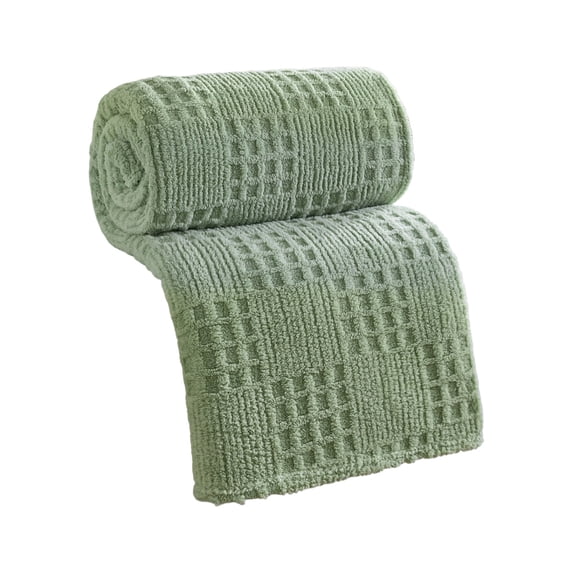 Leodye 1PCS Cotton Waffle Weave Bed Blanket | Soft, Breathable, and Lightweight Blanket for All-Season | Perfect for Layering | Brielle Collection -59.06x78.74in