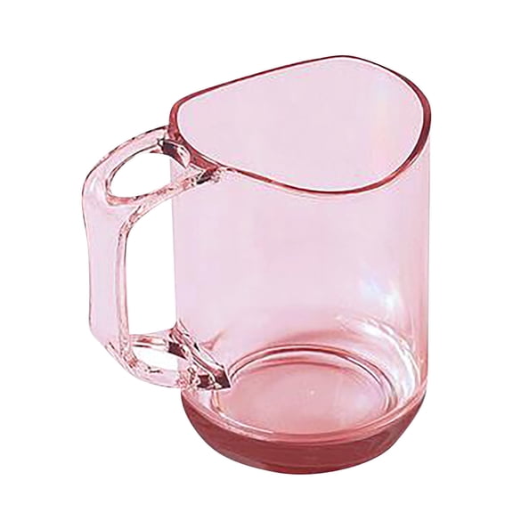 Leodye 1PCS Couple Mouthwash Brushing Cup Set Portable Design Household Travel Toothpaste Storage Wash Cup Accessory -3.94x2.76x2.76in