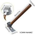 thumbnail image 1 of Leodye 1PCS Cultivator Hoe, Sharpened Hoe Blade, Small Hoe Ice Adze Adze Planer Adze Tool Digging Pickaxe Fishing Digging Shoots Farming Tools Outdoor Hoe-15.7IN, 1 of 2