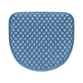 thumbnail image 1 of Leodye 1PCS Curved Dining Chair Cushion - Breathable Non-slip Machine-washable Pad with Exquisite Edging -17.3×16.1in, 1 of 8