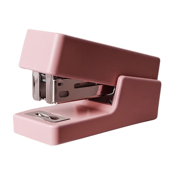 Leodye 1PCS Cute Mini Portable Stapler Compact Design Easy Operation Ideal for Students Classroom and office Document Binding -2.59*1.65*1.10IN