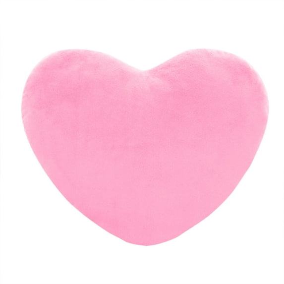 Leodye 1PCS Cute Plush Red Heart Pillow Love Pillow Cushion Toy Throw Pillows for Kids' Friends Fit for Living Heart Throw Decorative Pillows-11.81IN
