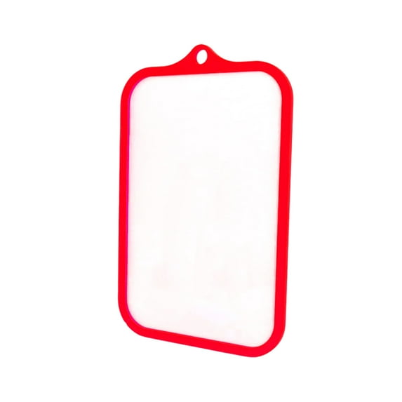 Leodye 1PCS Cutting Board, Glass Cutting Boards for Kitchen, Chopping Board Set with Non-Slip Edges & Hanging Hole, Dishwasher- Safe Clear Cutting Board for Countertop-14.96x10.24in