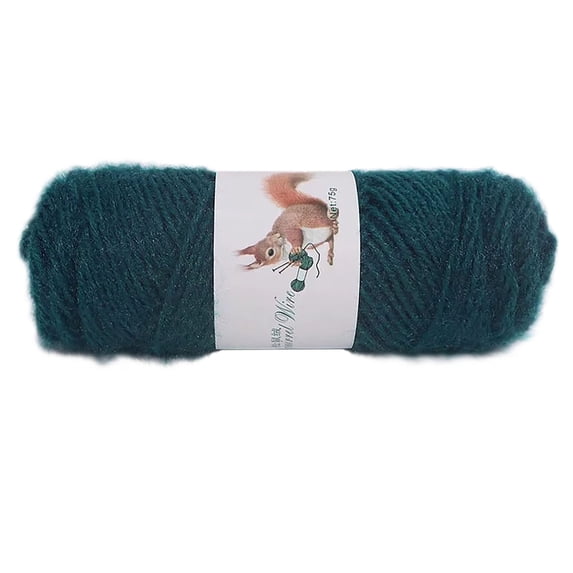 Leodye 1PCS DIY Knitting Wool Yarn - Crochet Thread Supplies for Shawls/Hats/Scarves -492ft