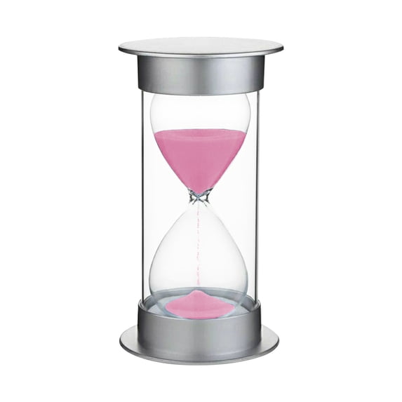 Leodye 1PCS Decorative Hourglass Timer Stylish Versatile Home Kitchen Tooth Brushing Cooking Baking Sand Clock -6.69x3.03in