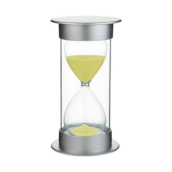 Leodye 1PCS Decorative Hourglass Timer Stylish Versatile Home Kitchen Tooth Brushing Cooking Baking Sand Clock -6.69x3.03in