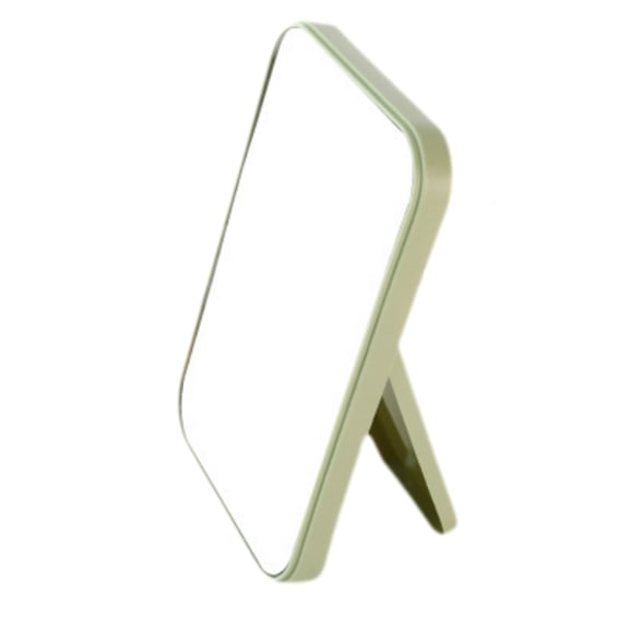 Leodye 1PCS Desktop Makeup Mirror Portable Small Mirror Female Dressing Table Desktop Princess Mirror Bedroom Student Dormitory Desktop Makeup Mirror-8.07*5.51*0.41 in